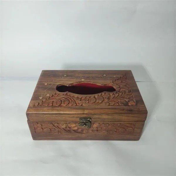 Wooden Tissue Box 15X23cm - Image 5