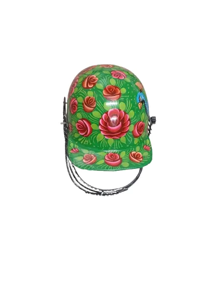 Pakistani Truck Art Cricket Helmet – Hand-Painted Traditional Helmet for Home Decor & Gifts - Image 7