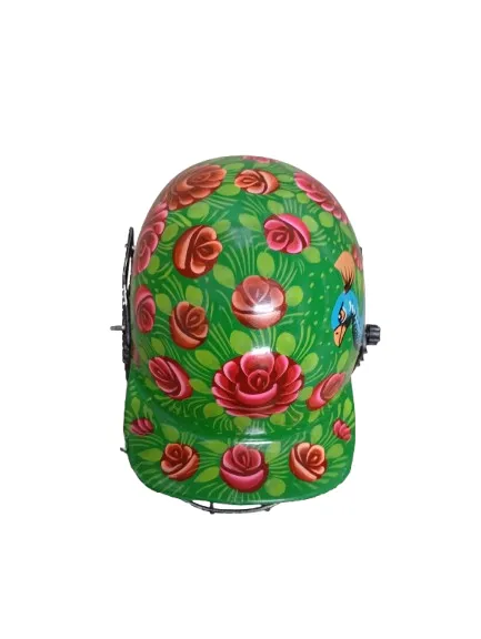 Pakistani Truck Art Cricket Helmet – Hand-Painted Traditional Helmet for Home Decor & Gifts - Image 5