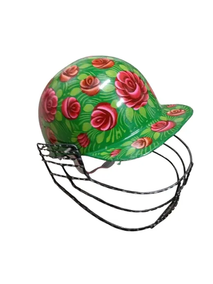 Pakistani Truck Art Cricket Helmet – Hand-Painted Traditional Helmet for Home Decor & Gifts - Image 6