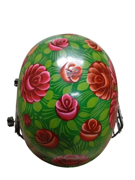 Pakistani Truck Art Cricket Helmet – Hand-Painted Traditional Helmet for Home Decor & Gifts - Image 9