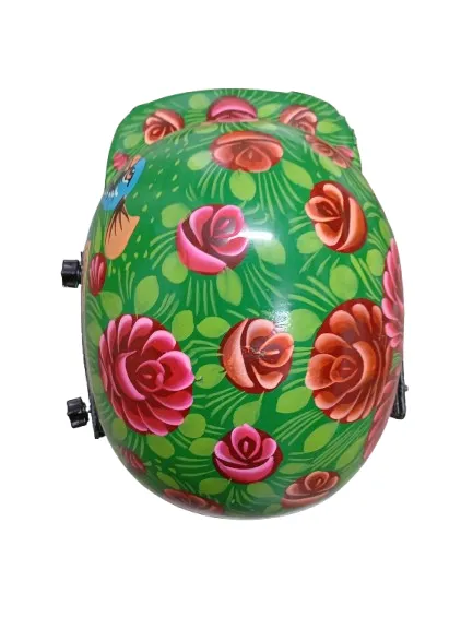 Pakistani Truck Art Cricket Helmet – Hand-Painted Traditional Helmet for Home Decor & Gifts - Image 8