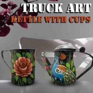 Truck Art Kettle with cup
