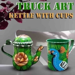 Truck Art Kettle with cup