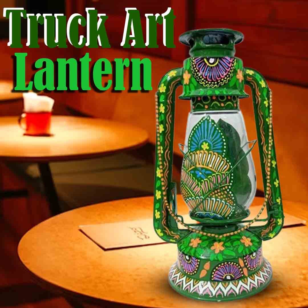 Truck Art Lantern (H-35cm)