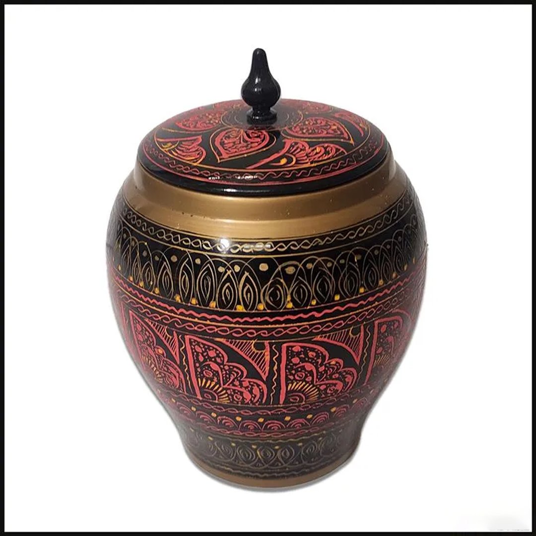 Naqsheen Wooden Candy Jar (13cm) - Image 2
