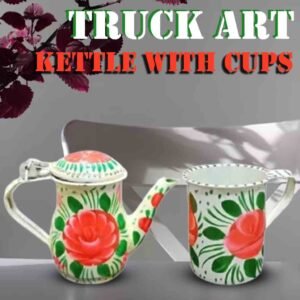 Truck Art Kettle with cup