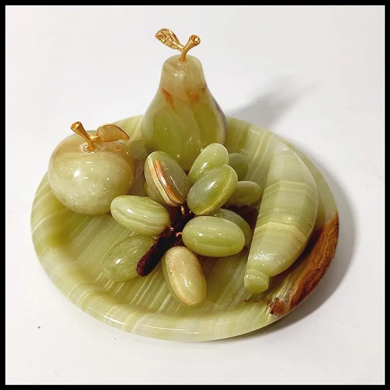 Handmade Onyx Fruit Set for Home Décor Size : 12.5 cm - Image 4