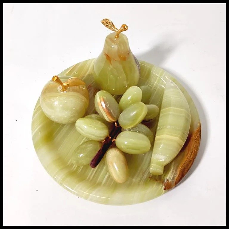 Handmade Onyx Fruit Set for Home Décor Size : 12.5 cm - Image 2