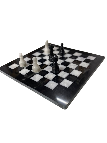 Handmade Onyx Chess Board Set Size 30 cm - Image 4