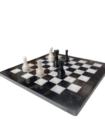 Handmade Onyx Chess Board Set Size 30 cm - Image 7