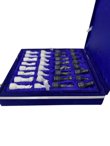 Handmade Onyx Chess Board Set Size 30 cm - Image 14