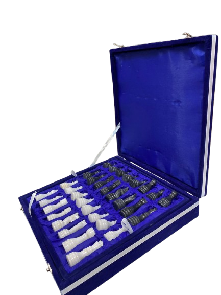 Handmade Onyx Chess Board Set Size 30 cm - Image 13