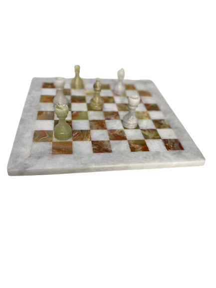 Handmade Onyx Chess Board Set Size 30 cm - Image 5