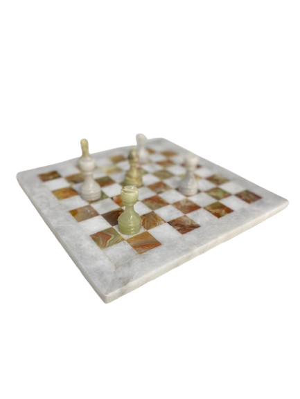 Handmade Onyx Chess Board Set Size 30 cm - Image 7