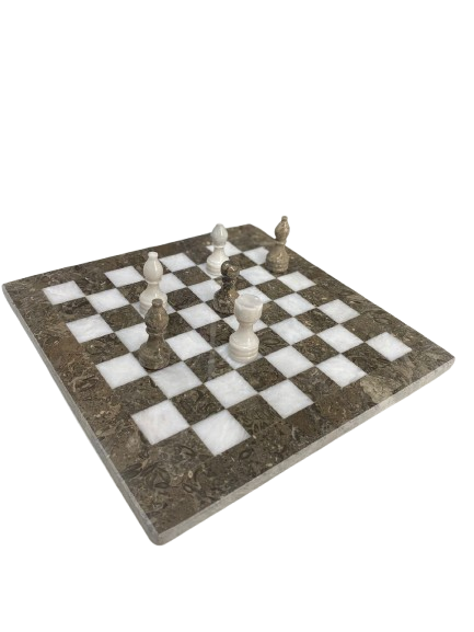 Handmade Onyx Chess Board Set Size 30 cm - Image 8