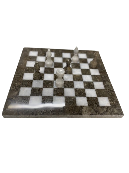 Handmade Onyx Chess Board Set Size 30 cm - Image 14