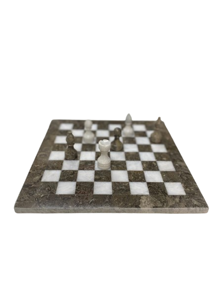 Handmade Onyx Chess Board Set Size 30 cm - Image 13