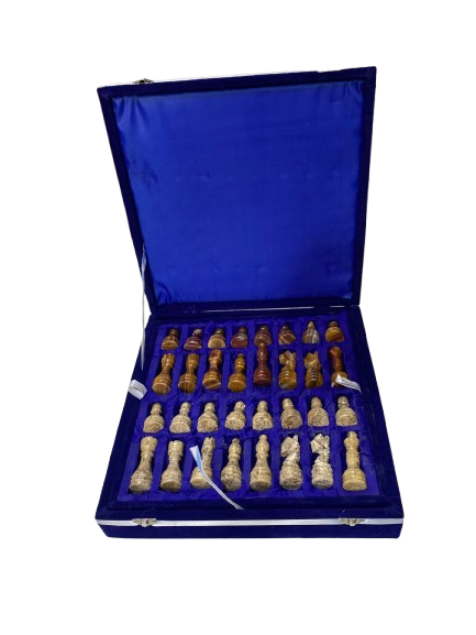 Handmade Onyx Chess Board Set Size 30 cm - Image 6
