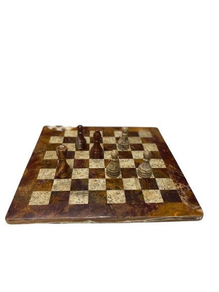 Handmade Onyx Chess Board Set Size 30 cm - Image 15