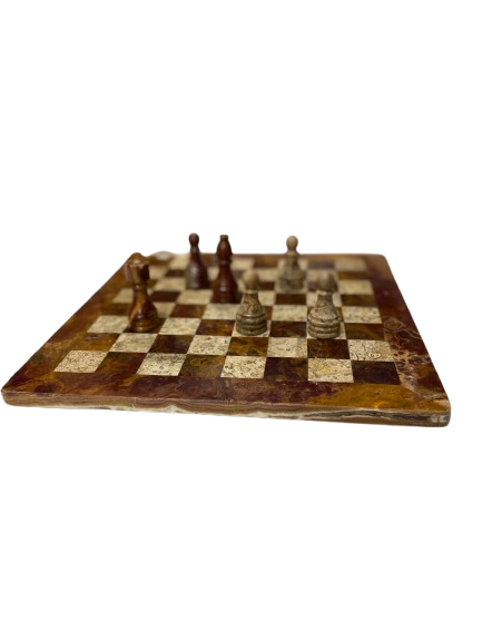 Handmade Onyx Chess Board Set Size 30 cm - Image 14