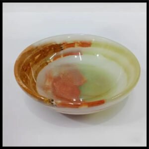 Onyx Bowl for Home Décor Size 12.5 cm