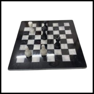 Handmade Onyx Chess Board Set Size 30 cm