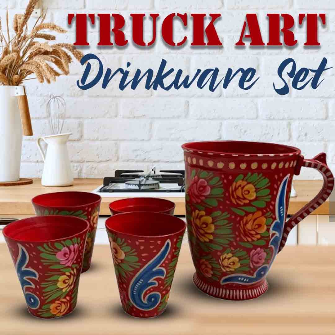 Truck Art Drinkware Set (5 pcs)