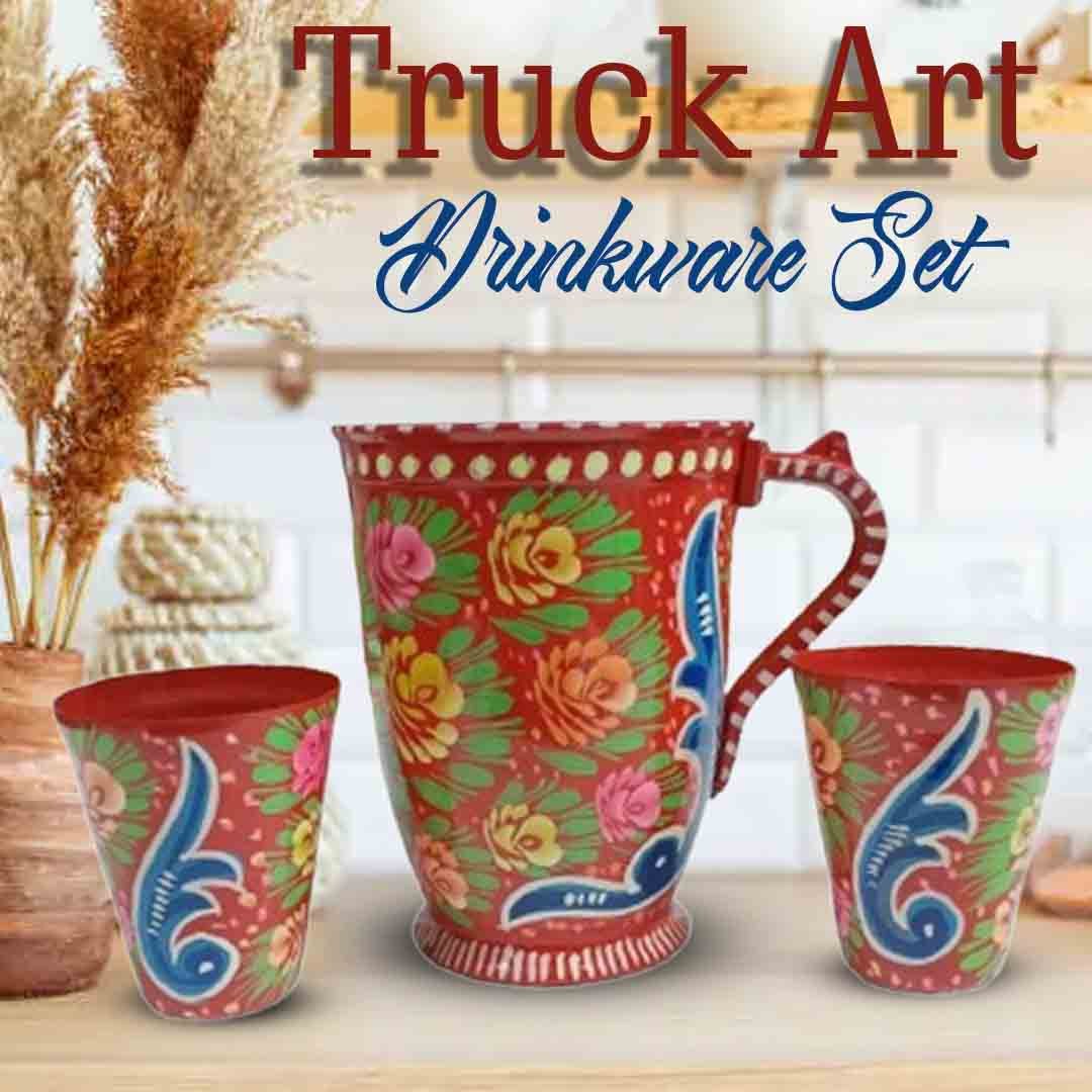 Truck Art Drinkware Set (3 pcs)