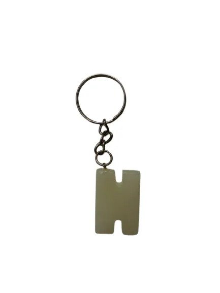 Handcrafted Onyx Marble Alphabetic Keychain - Image 5