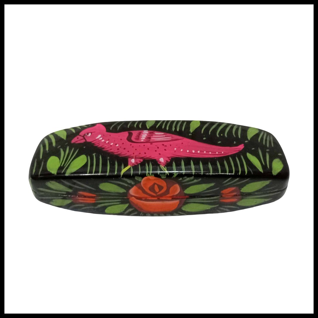 Angled view of truck art case