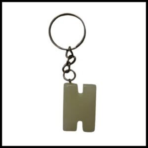 Handcrafted Onyx Marble Alphabetic Keychain