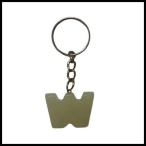Handcrafted Onyx Marble Alphabetic Keychain