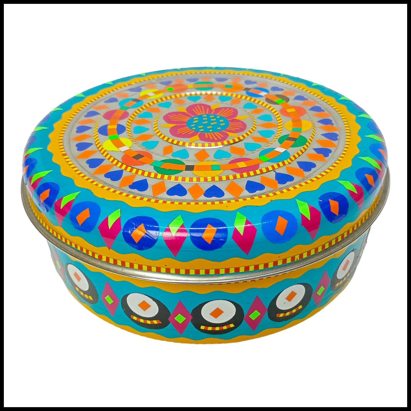 Chamakpatti Masala Box 7pcs Set (Size-H:8cm,D:23cm) - Image 2
