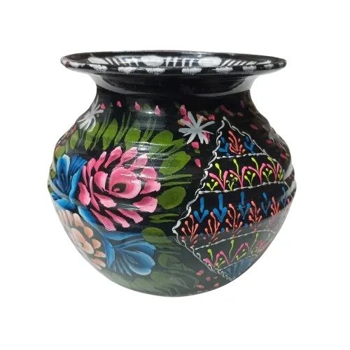 Truck Art Mutki – Hand-Painted Decorative Pot (16.5cm) | Traditional Pakistani Art for Home Décor & Gifts - Image 5