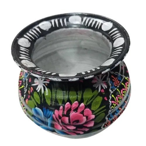 Truck Art Mutki – Hand-Painted Decorative Pot (16.5cm) | Traditional Pakistani Art for Home Décor & Gifts - Image 6