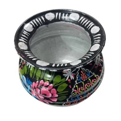 Truck Art Mutki – Hand-Painted Decorative Pot (16.5cm) | Traditional Pakistani Art for Home Décor & Gifts - Image 7