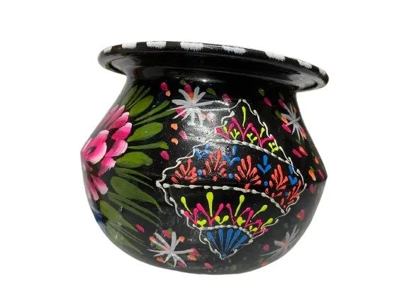 Truck Art Mutki – Hand-Painted Decorative Pot (11.5cm) | Traditional Pakistani Art for Home Décor & Gifts - Image 7