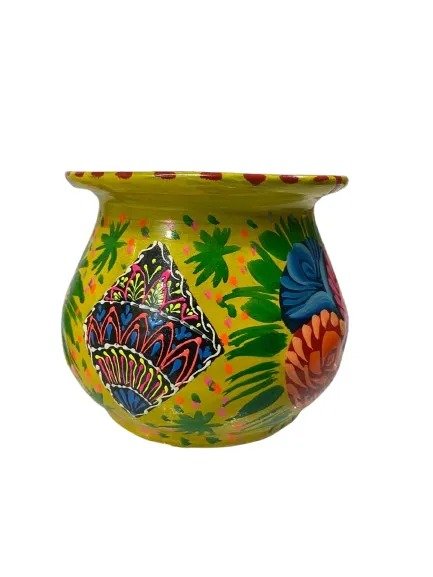 Truck Art Mutki – Hand-Painted Decorative Pot (11.5cm) | Traditional Pakistani Art for Home Décor & Gifts - Image 5