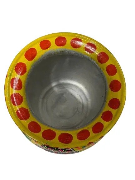 Truck Art Mutki – Hand-Painted Decorative Pot (11.5cm) | Traditional Pakistani Art for Home Décor & Gifts - Image 9