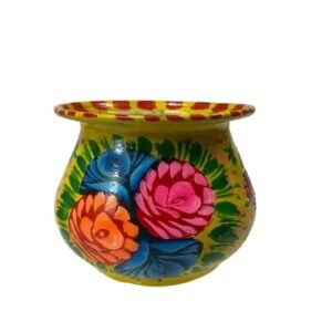 Truck Art Mutki – Hand-Painted Decorative Pot (10cm) | Traditional Pakistani Art for Home Décor & Gifts