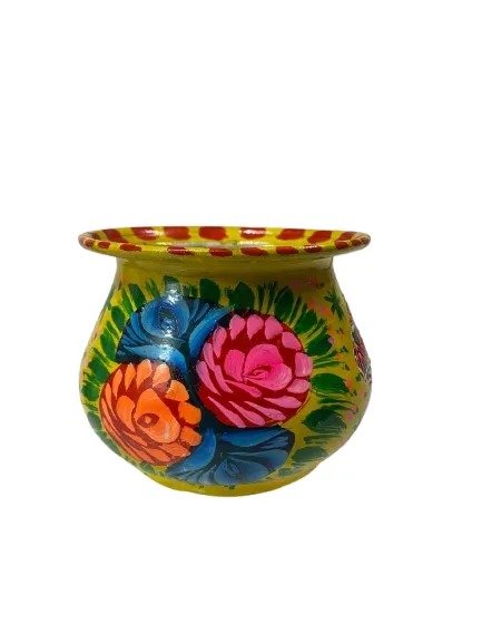 Truck Art Mutki – Hand-Painted Decorative Pot (10cm) | Traditional Pakistani Art for Home Décor & Gifts - Image 8