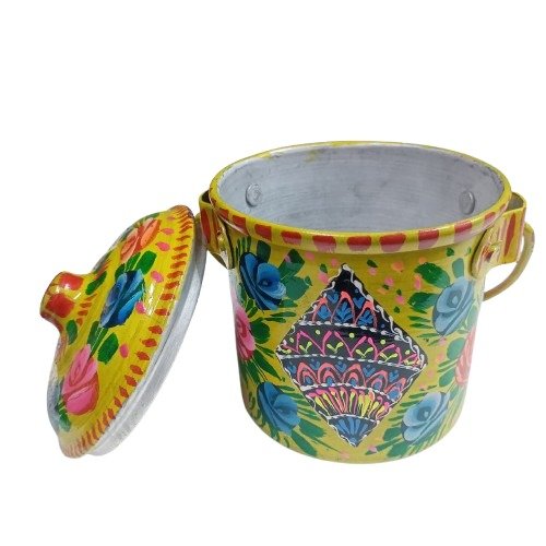 Truck Art Milk Bucket (Size : 14cmx11cm) - Image 5