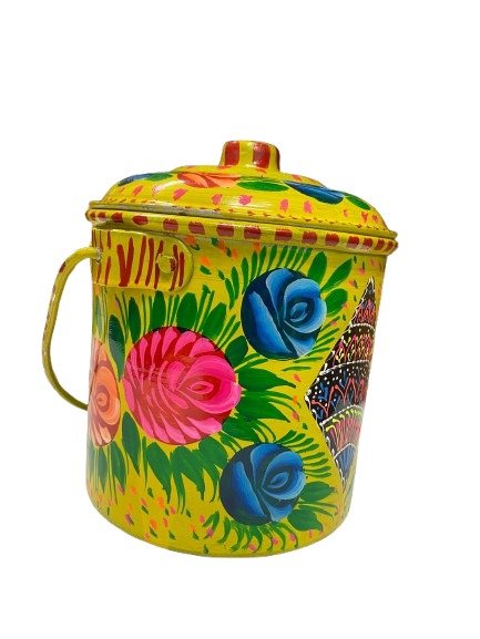 Truck Art Milk Bucket (Size : 15cmx12cm) - Image 3