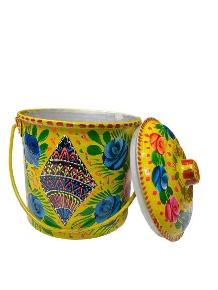 Truck Art Milk Bucket (Size : 17cmx14cm) - Image 4