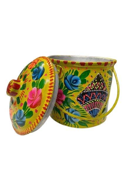 Truck Art Milk Bucket (Size : 17cmx14cm) - Image 10