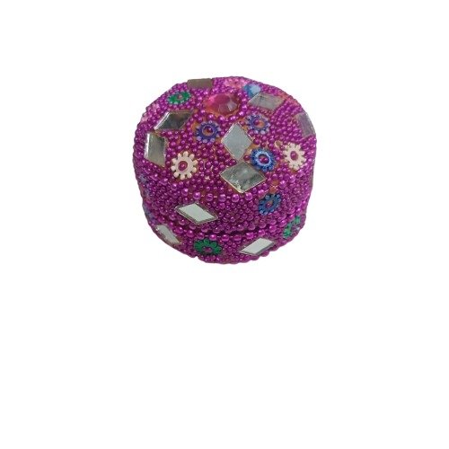 Handcrafted Decorative Bajri Box – Set of 3 - Image 12