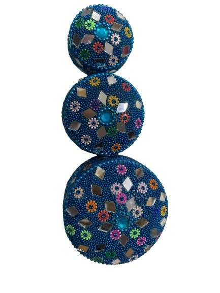 Handcrafted Decorative Bajri Box – Set of 3 - Image 4