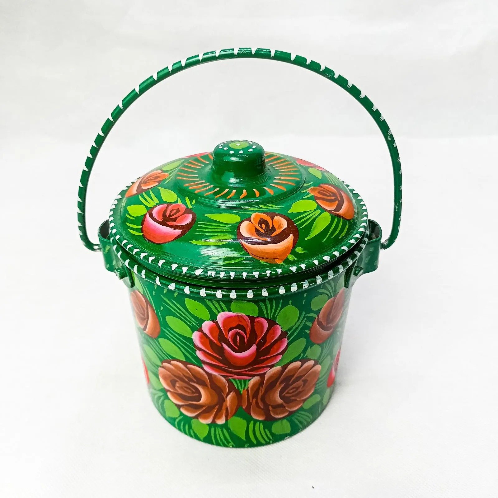 Truck Art Milk Bucket (Size : 14cmx11cm) - Image 6
