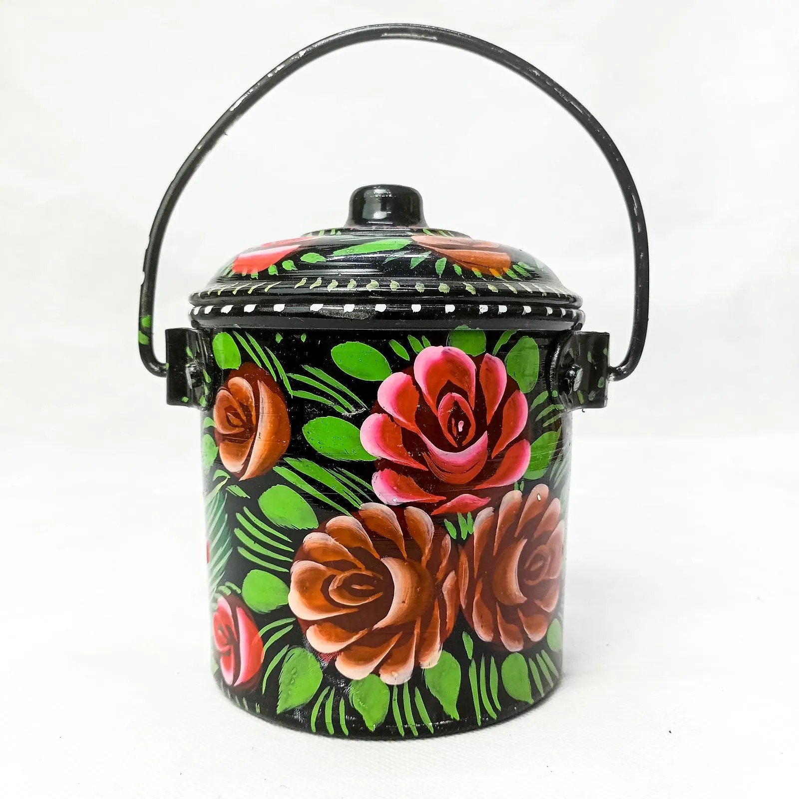 Truck Art Milk Bucket (Size : 14cmx11cm) - Image 4
